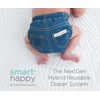 SmartNappy Disposable Inserts for by Amazing Baby Hybrid Diaper Cover,