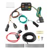 QNHEAY 4-Pin Trailer Hitch Wiring Harness Kit Vehicle-Side CustomFit f2015-2024
