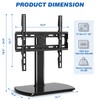 Rfiver Universal Swivel TV Stand for 27-50 55 60 Inch