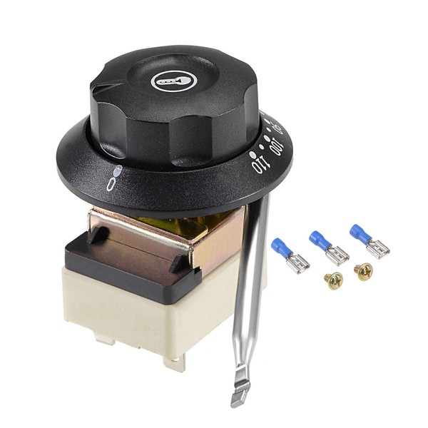 uxcell 1NO 1NC 250V 16A 30-110C Temperature Control Switch Capillary
