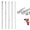 5 PCS Extra Long Wood Drill Bits Set, 150mm High-Speed