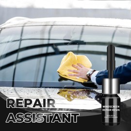 Windshield Crack Repair Kit, Upgraded Glass Crack Repair Kit, 2 Bottles 5MinQuick-Glass Repair Liquid, Long-Lasting Windshields, Windows, Mirrors, Star-Shape Cack, All Crack Type Windshield Repair Kit