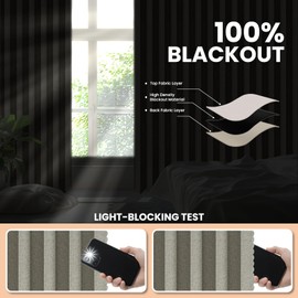 JILRON Folding Accordion Partition Divider with Ceiling Track - Hanging Room Curtain, Quick Setup(Grey 180" W x 96" L-Pack of 1)