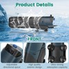 Dozont Aquarium Filter U-V for 20-75 Gallon, 200GPH Fish Filter