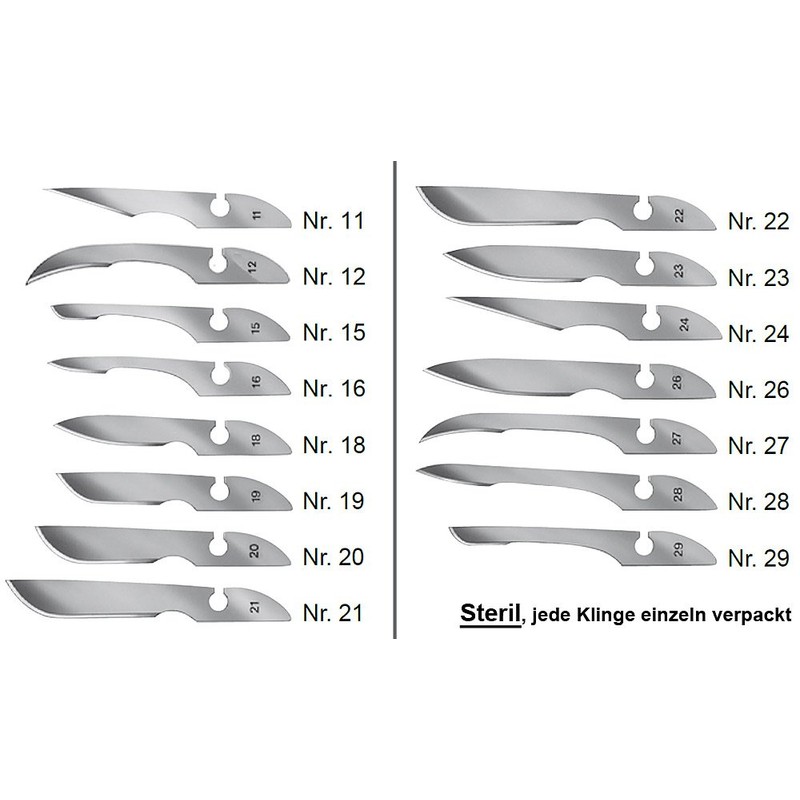12x BAYHA Sterile Scalpel Blades – Sterile and Individually Packaged,