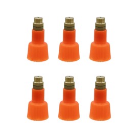 T Tulead Garden Sprayer Nozzle Head for 2L-3L Sprayer Cap 0.63-Inch Inner Diameter Water Spraying Nozzle Orange 6PCS