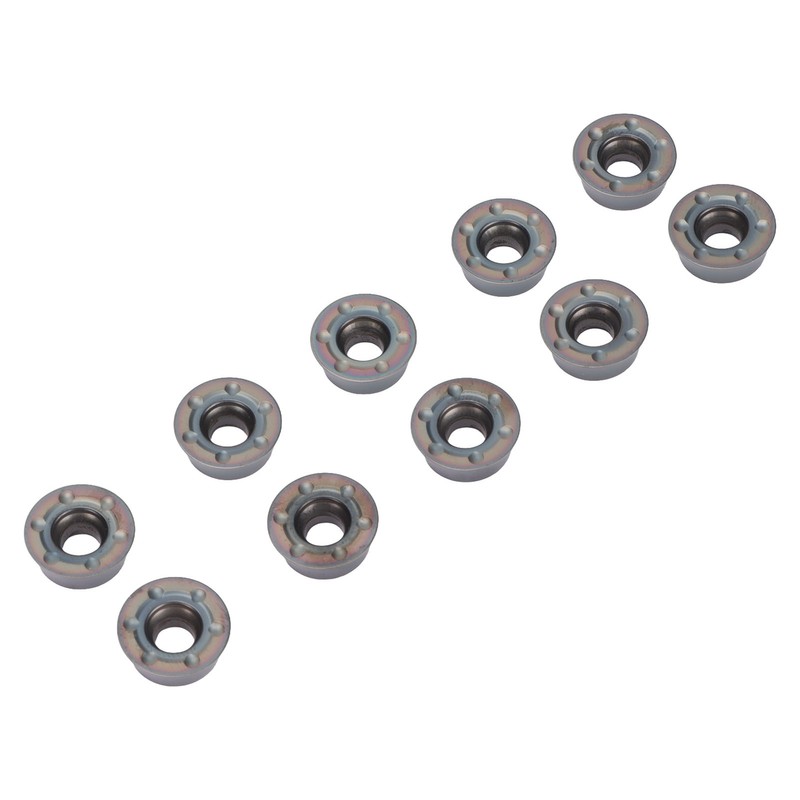 10Pcs Carbide Turning Inserts Coated Blade CNC Lathe Tool Holder