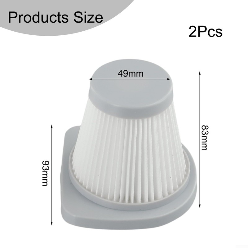 2PCS Filters Vacuum Cleaner Filter Replacement For Merlin Vacuum Cleaners