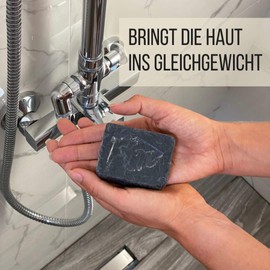 Karbonoir Black Soap with Activated Carbon from Coconut Shells, Palm Oil, Effective for Acne, Blackheads and Other Skin Problems, for All Skin Types - 100g