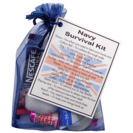 SMILE GIFTS UK MILITARY/NAVY/ARMY/RAF Novelty Survival Kit Gift (NAVY)