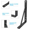 Shelf Brackets 12 Inch Heavy Duty Metal Shelf Holders, Industrial