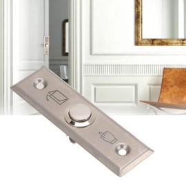 Brushed Stainless Steel Round Button Exit Button Bell Type Door Opener Release Switch For Indoor And Outdoor Emergency