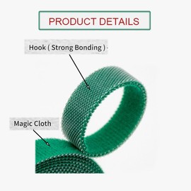 10m Pflanzenbinder Klett,10mm Pflanzenband Klettverschluss Verstellbar,Klettband Garten Outdoor Grün,Pflanzen Befestigung Kabelbinder, Band Zum Festbinden von Pflanzen,Baum