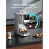 RELEXNOW Espresso Machine, 20 Bar Professional Espresso Coffee Maker with