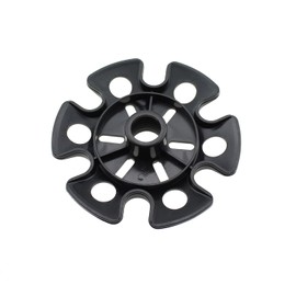 Maxmoral 6PCS Hiking Pole Snow Basket Removable Mud Ski Basket Walking Hiking Pole Replacement Accessory Black Plum Snow Tray 8.5CM/3.3Inch Suitable for Hiking and Outdoor Activity