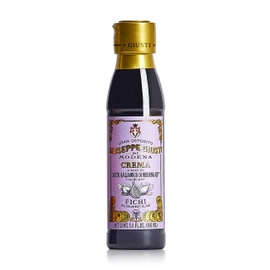 Giusti Fig Balsamic Vinegar Glaze Condiment – Italian Gourmet Balsamic Reduction With Sweet Fig, Rich & Tangy Drizzle for Cheese, Meat, Salads & More - 5.07 fl oz - Pack of 1
