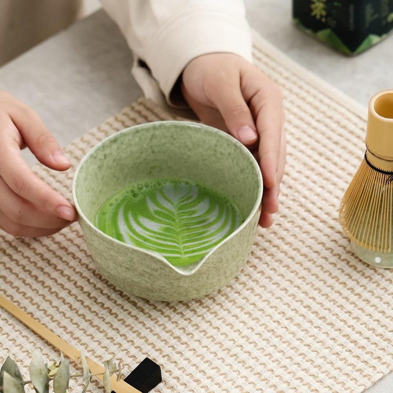 Moqqeu Matcha Set, Japanese Tea Set Includes Matcha Bowl with