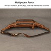 LUUFAN Leather Waist Bag for Men and Women, Outdoor Messenger