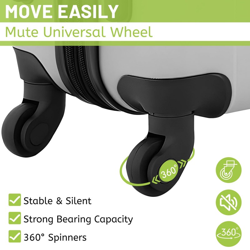 LALAGO 1 Pair of Wheels for Suitcase, Wheels for Carpisa