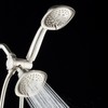 AquaDance Luxury Square 48-setting High-Pressure Dual Head/Handheld Shower Spa Combo.