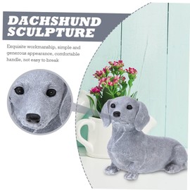 MAGICLULU Resin Dog Statue Ornament Lifelike Puppy Decor for Garden Lawn Balcony Outdoor Decoration Classic Design for Home for Pet Lovers