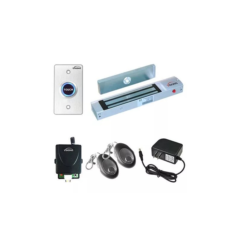 Visionis One Door Access Control Magnetic Lock Kit with Wireless
