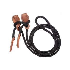 Royal King Slobber Strap Roping Rein Black