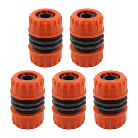 Ximimark 5pc Heavy-Duty Hose Repair Connector - 1/2 Extended Link with 4mm Repair Joint, Instantly Stops Leaks for Effortless Watering - Essential Garden Tool