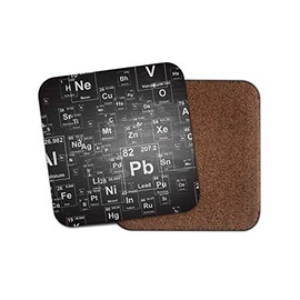 1 x Periodic Table Drinks Coaster - Science Elements Chemist Fun #8621