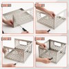 Pasimy 12 x 12 x 7.5'' Charcoal Fire Basket for
