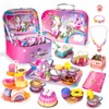 Unicorn Tea Set for Little Girls, Toddler Tea Party Set