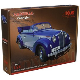 ICM 24021 – 1: 24 Opel Admiral Convertible Plastic Model Kit