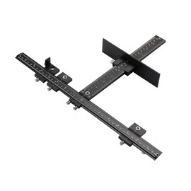 YILIKISS Cabinet Hardware Jig All Aluminum Alloy, Cabinet Hole Drilling Template Jig Tool for Door Drawer Front Knobs Handles and Pulls, Adjustable Drill Guide Template Tool Inch & Metric(2 Scale)