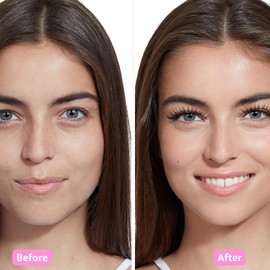 Upgraded Magnetic Eyelashes with Eyeliner Kit - 8D 3D Reusable Lashes with Applicator - Natural Look, No Glue Needed, Waterproof & Long Lasting