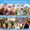 12 Pack Cuban Flags on Stick, 5.5 x 8.2 Inch