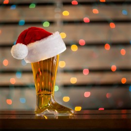 Domestic Corner - Das Boot - 2 Liter Large Beer Boot Oktoberfest Drinking Mug - Holds Over 5 Beers