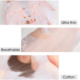 ZEESOON 100 Pieces Compressed Facial Coin Mask Disposable Cotton Face Mask Sheet Grain Skin Care Dry Sheet Mask Paper DIY Mask