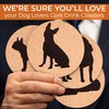 Boston Terrier Lovers Cork Drink Coasters - Set of 4