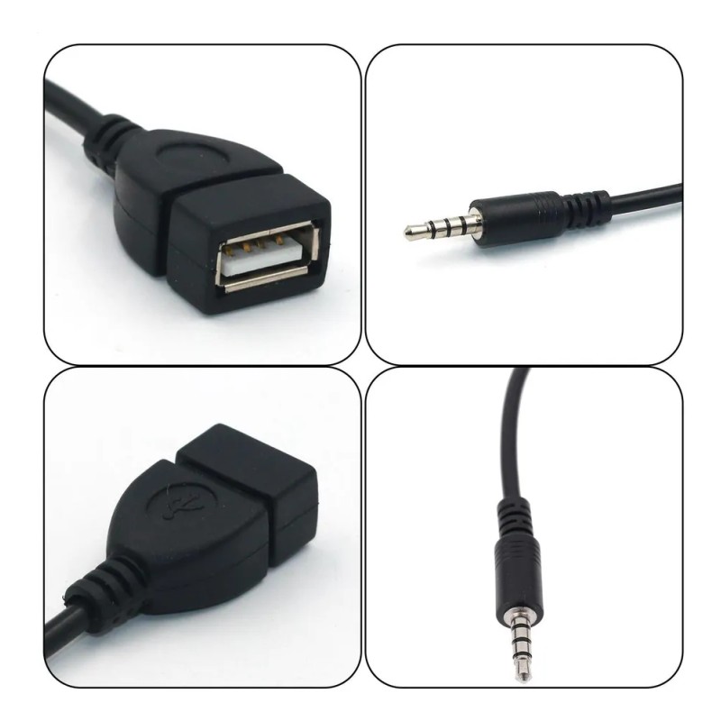 Adaptador De Audio De 3 5 Mm Macho A Usb
