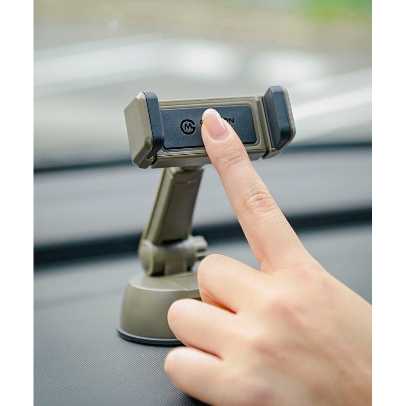 Gordon Miller Car One-Push Q-Ban Smartphone Holder, Olive Drab, 1735843