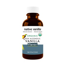 Native Vanilla - Organic Vanilla Flavor Non Alcoholic - 118ml - Perfect for Cooking and Baking, and Dessert Crafting