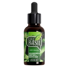 ADEMA NATURAL® Feel Basil Hair Growth Serum - Hair Roots Strengthen Thick Hair with Natural Castor Oil & Basil - Hair Growth Vegan Oil 100 ml