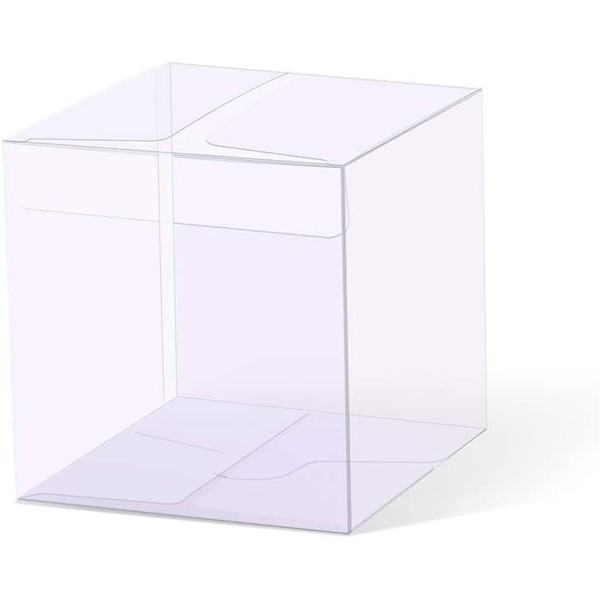 YOZATIA 25PCS Transparent Boxes 2 x 2 x 2 inch, Candy Box, Clear Favor Boxes Gift Boxes for Wedding, Party and Baby Shower Favors