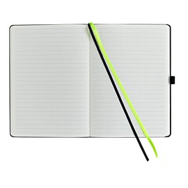 LAMY Paper Softcover A5 Notebook 810 – Format DIN A5 (145 x 210 mm) in Blue with Lamy Lining, 192 Pages and Elastic Closure Band