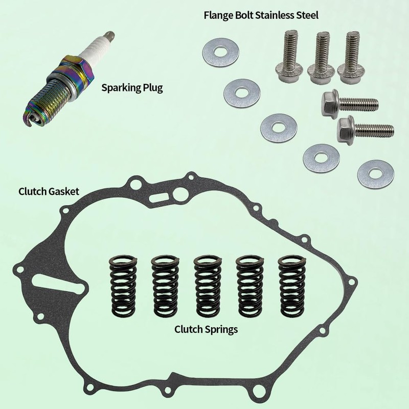 Clutch Kit Heavy Duty Springs & Cover Gasket For Raptor