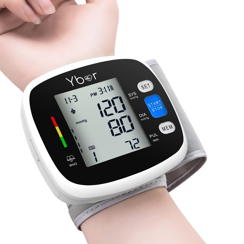 Automatic Blood Pressure Monitor 2.4" Extra Large LCD Display &