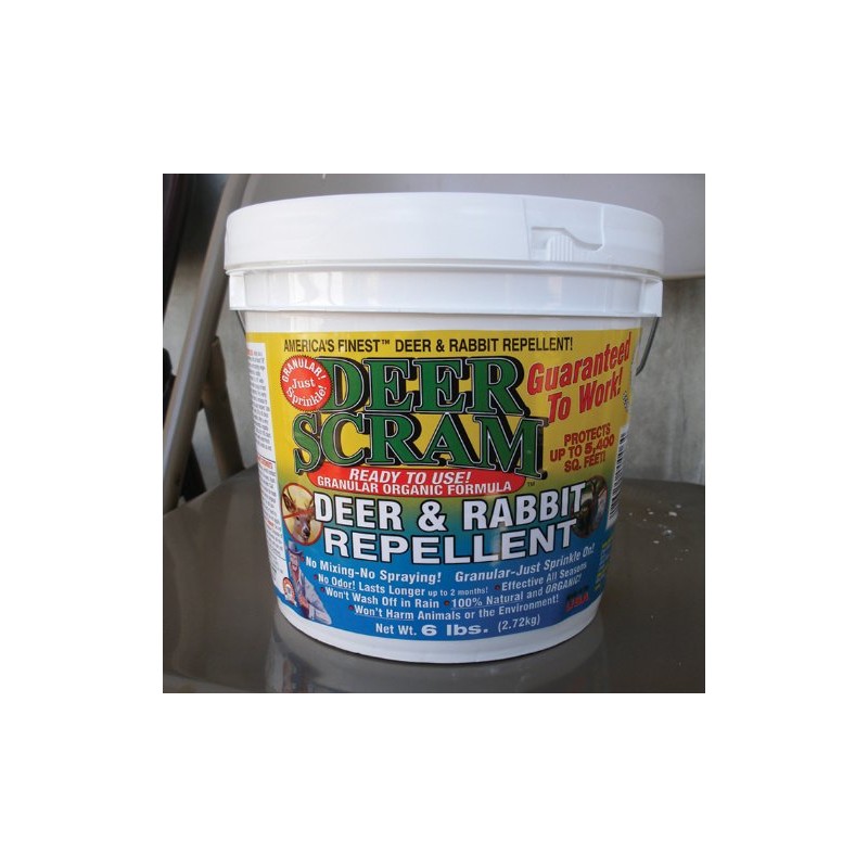 Enviro Pro 1006 Deer Scram Repellent Granular White Pail, 5.75