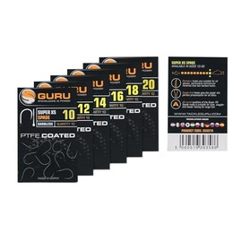 Guru Super XS Spade Barbless (PTFE) Hooks: 18