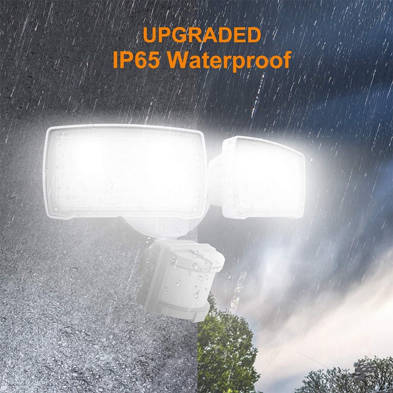 LEPOWER 30W LED Security Lights Motion Sensor Outdoor, 3200LM, 5500K,