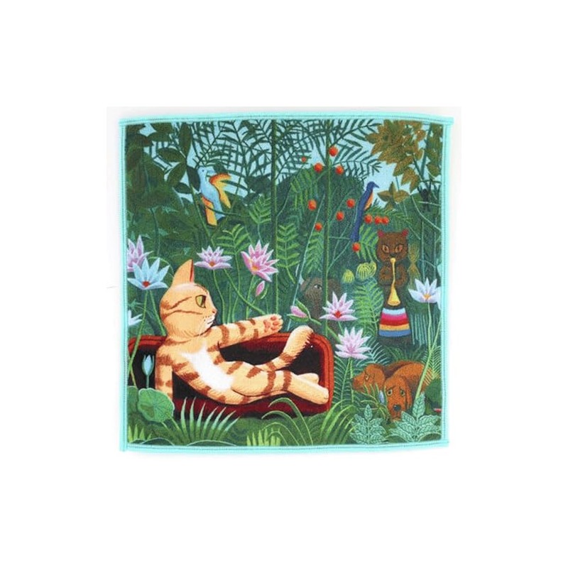 blooming cat art microfiber w face dream